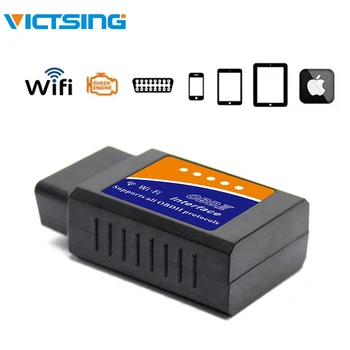 

VicTsing Mini V03HW-1 Bluetooth WiFi obd2 Scanner Elm327 OBD2 For iPhone Android PC Car Diagnostic Scanner WiFi_OBDII