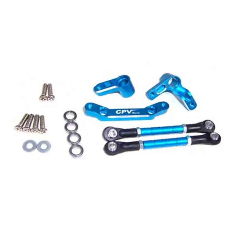 

CNC Alloy Steering Assembly Steering Group for 1/10 Tamiya DF-03 DF03 RC Car Upgrade Parts