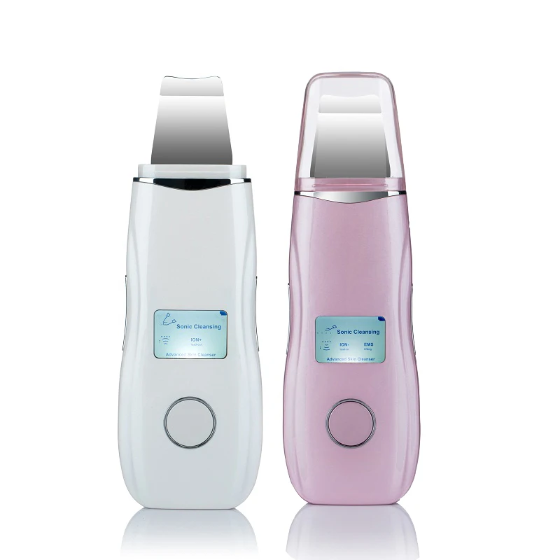

Ultrasonic Skin Scrubber Face Spatula Blackhead Removal Pore Cleanser Skin Peeling Lifting Comedone Extractor Beauty Instrument