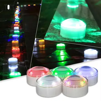 

IP68 LED Solar Powered Landscape Buried Light 4 LED Light Color Visual Energy-saving Lamp Outdoor Park Garden Party Decoration