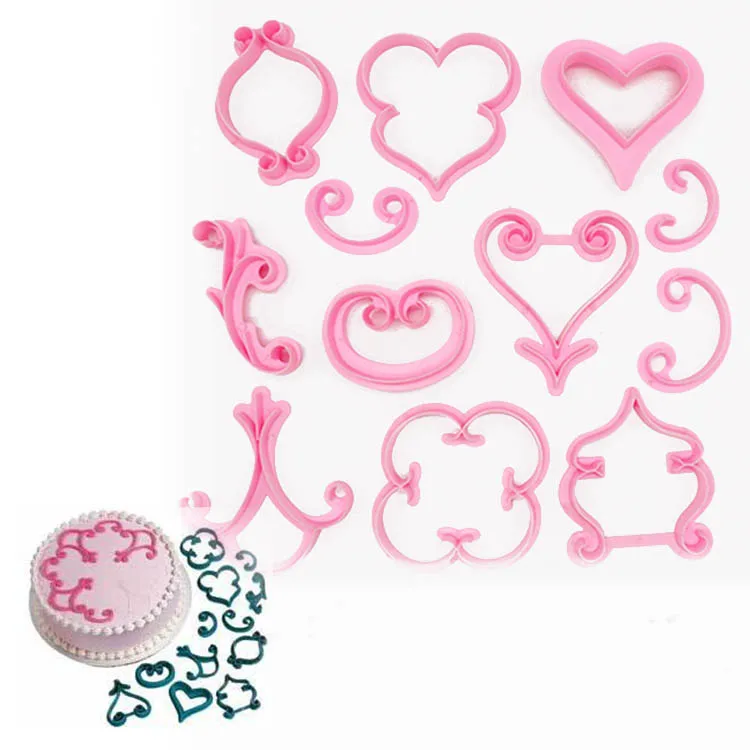 A144 Cake Lace Flower Decorating Piping Seals Fondant Gum Paste Biscuits Cutters Sugarcraft Tools for Kitchen Baking Cookie | Дом и сад