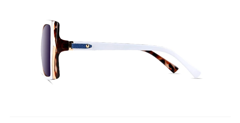 Женская мода Поляризованные солнцезащитные очки PARZIN Марка Большие Специальные оправы Классические Ретро Очки Водительский Щит Защита от УФ 400 9508