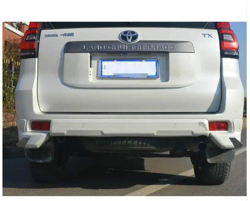 Автомобильные аксессуары для Toyota Cruiser Prado FJ150 FJ 150 2018 АБС пластик белый цвет задний