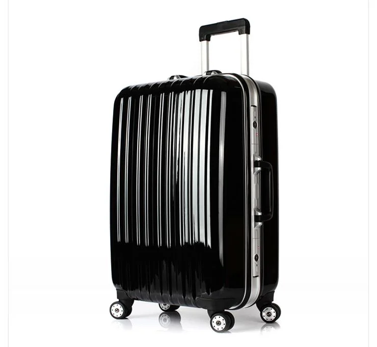 Modern aluminum frame fidel trolley commercial ito luggage travel bag