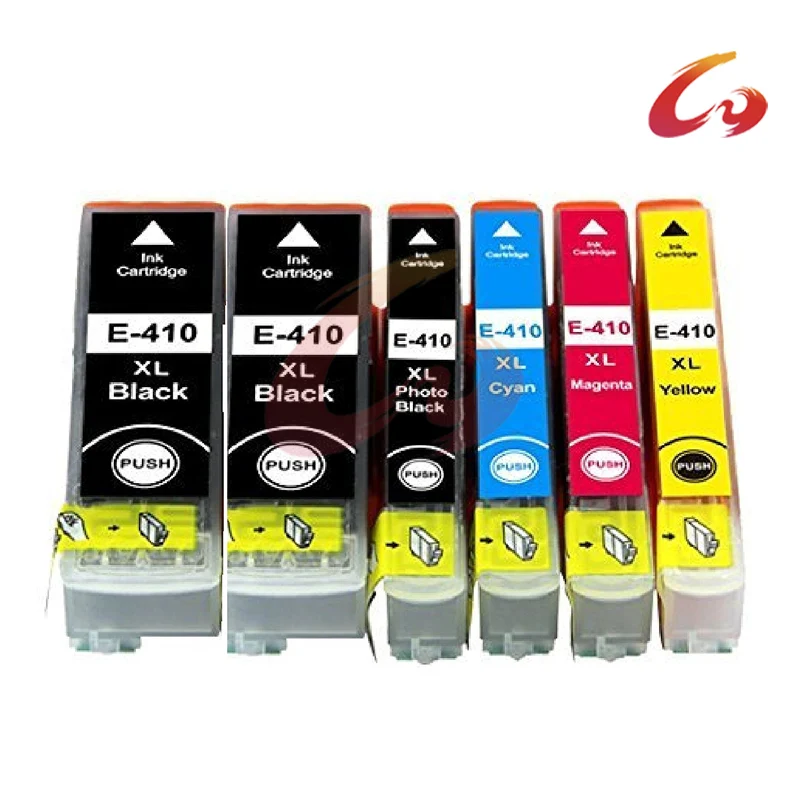 6 pcs Compatible Printer Inkjet Cartridges 410XL T410XL T410XL020 ink cartridge For EPSON XP 630