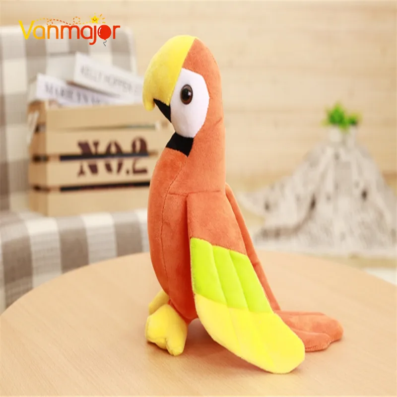 Игрушка плюшевая в виде попугая ара 20/25 см|plush toys|parrot plush toytoy stuffing |