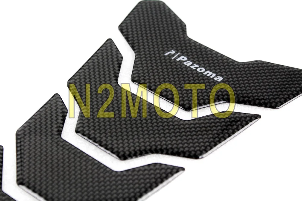 d/écalcomanies dautocollant de protecteur de protection de r/éservoir de carburant de gaz de fibre de carbone Protection de r/éservoir de moto