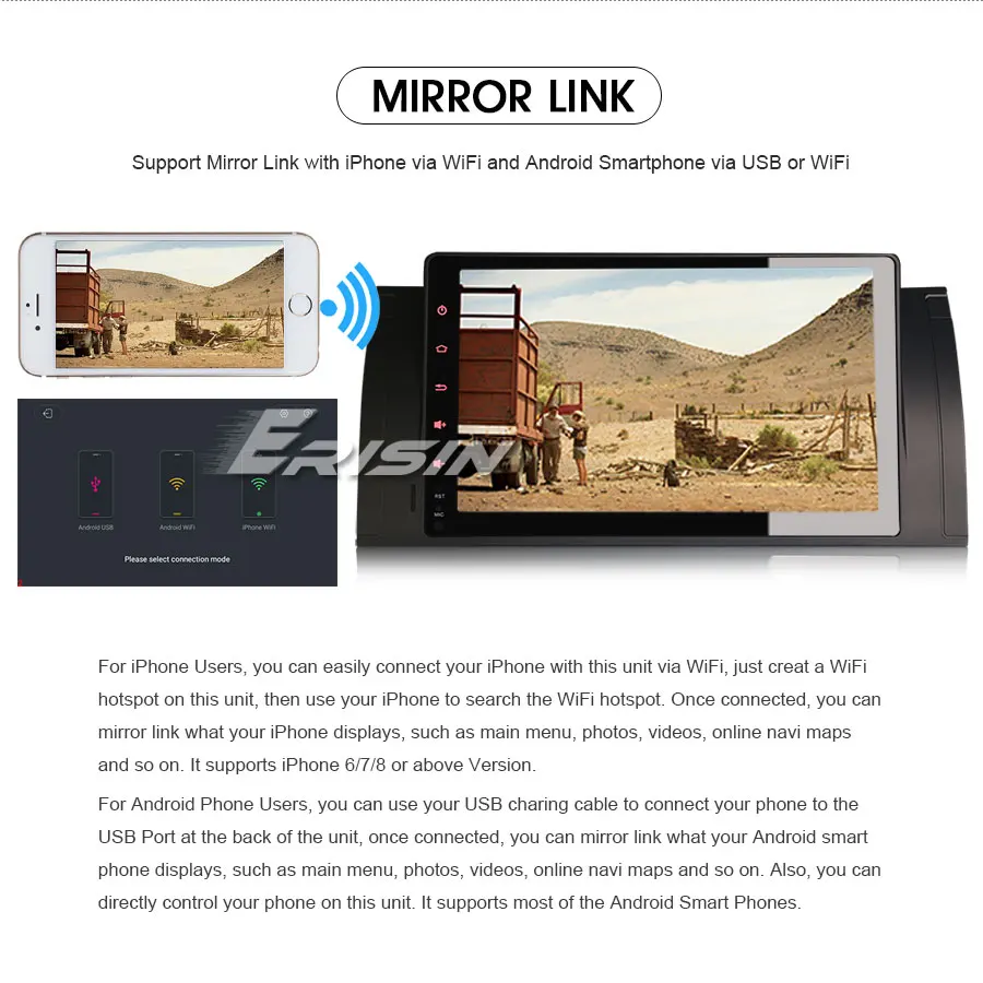 Top 9" Android 9.0 Pie OS Car Multimedia GPS Radio for BMW X5 E53 2000-2007 BMW E39 M5 1999-2003 BMW E39 1995-2003 BMW E38 1994-2001 10