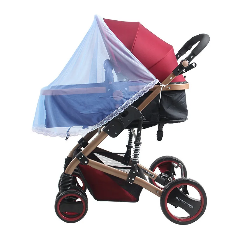 Baby Stroller Accessories Mosquito Net Mesh Cover Toddler Protection Pram Seat Shield Net Baby Care Stroller Canopy BB3094 (12)