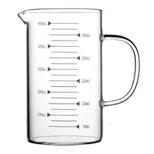 Высокое Боросиликатное пищевое стекло мерный стакан чайник