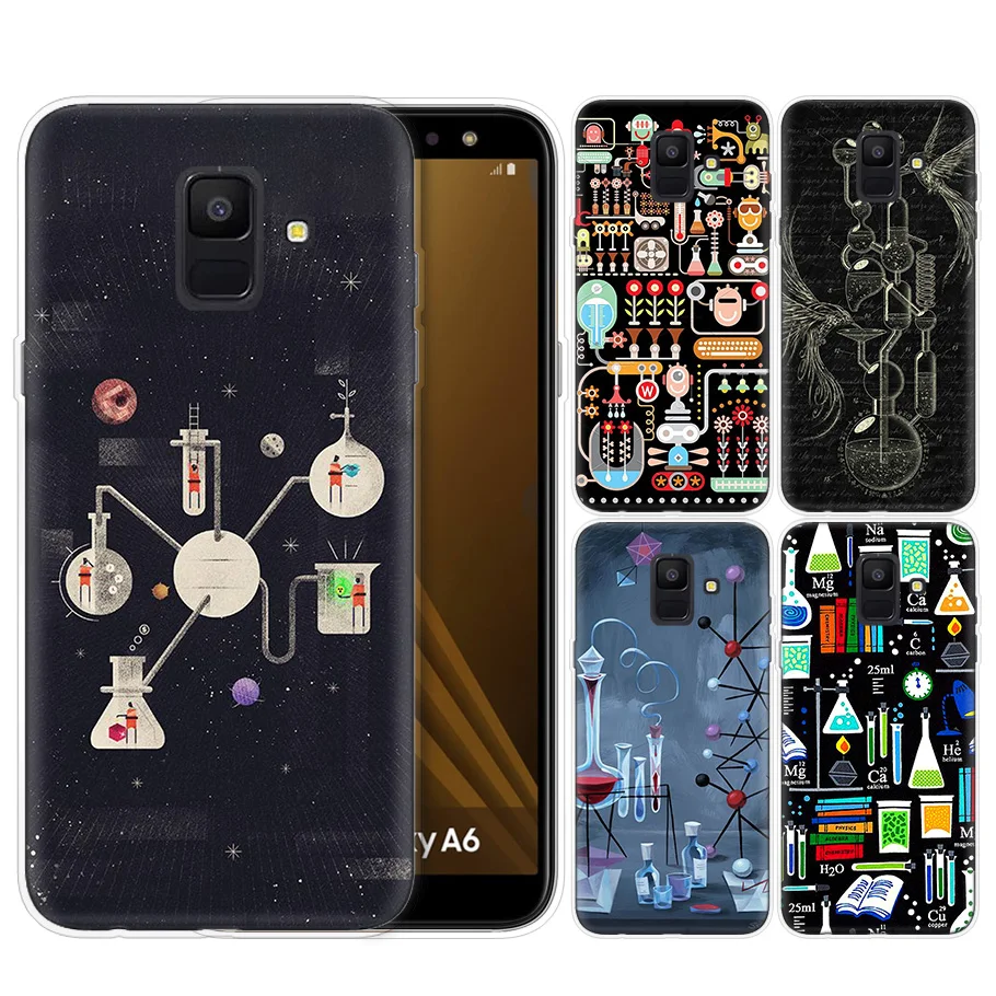 

Biology And Chemistry Pattern Case Coque for Samsung Galaxy A20e A80 A70 A60 A50 A40 A30 A20 A10 A9 A7 A8 A6 Plus 2018 Note 8 9