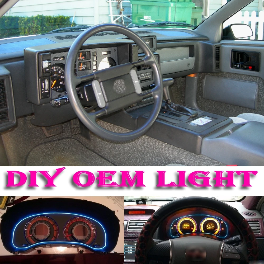 Car Atmosphere Light Flexible Neon Light El Wire Interior