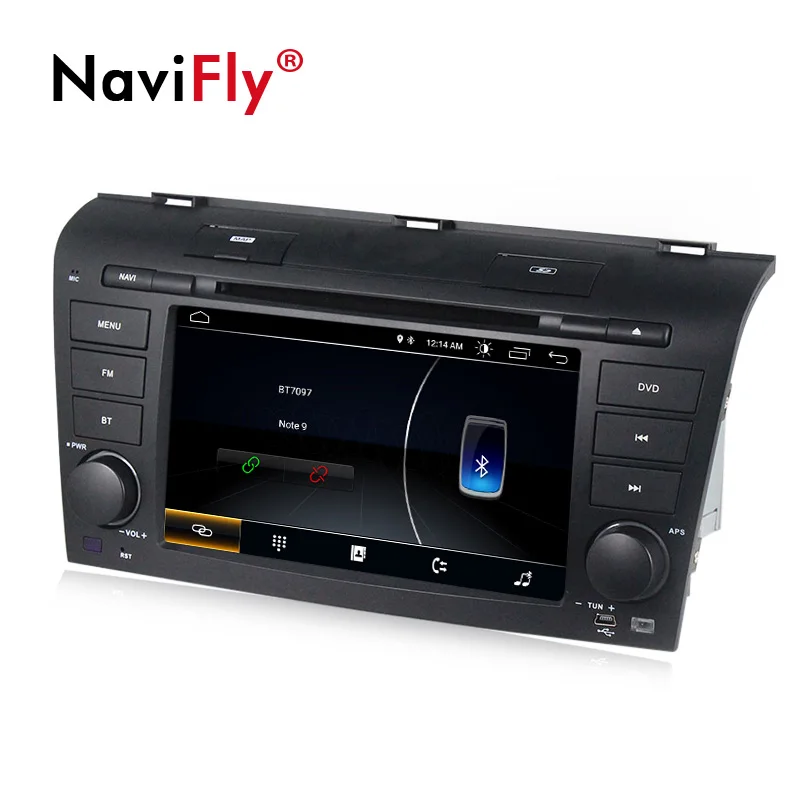 Flash Deal NaviFly 2 din Android 8.1 car radio gps for Mazda 3 Mazda3 2003-2009 with dvd multimedia player head unit TDA7851 WIFI BT RDS 4