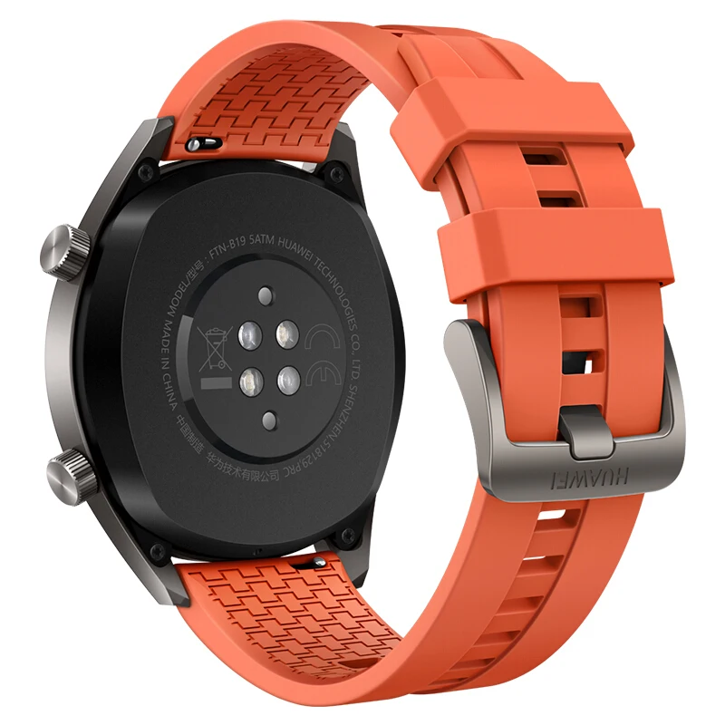 Смарт часы HUAWEI WATCH GT Active Edition спортивные с цветным AMOLED дисплеем 1 39 дюйма GPS для