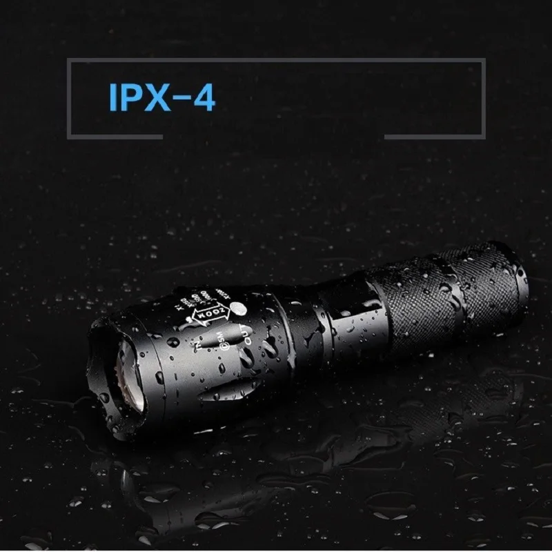 

AAA 5-Mode CREE XM-L T6 Tactical Flashlight Waterproof Torch LED Flashlight Handy Police Torch Lamp Zoomable Outdoor Flashlight