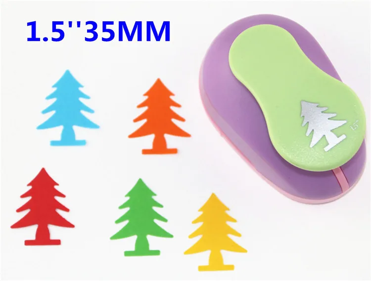 Christmas Tree 1.5'' (32mm) hole punch scrapbook paper cutter diy