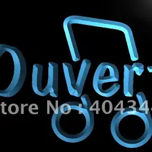 LK196-OUVERT Музыка Бар Неон Enseigne Lumineuse