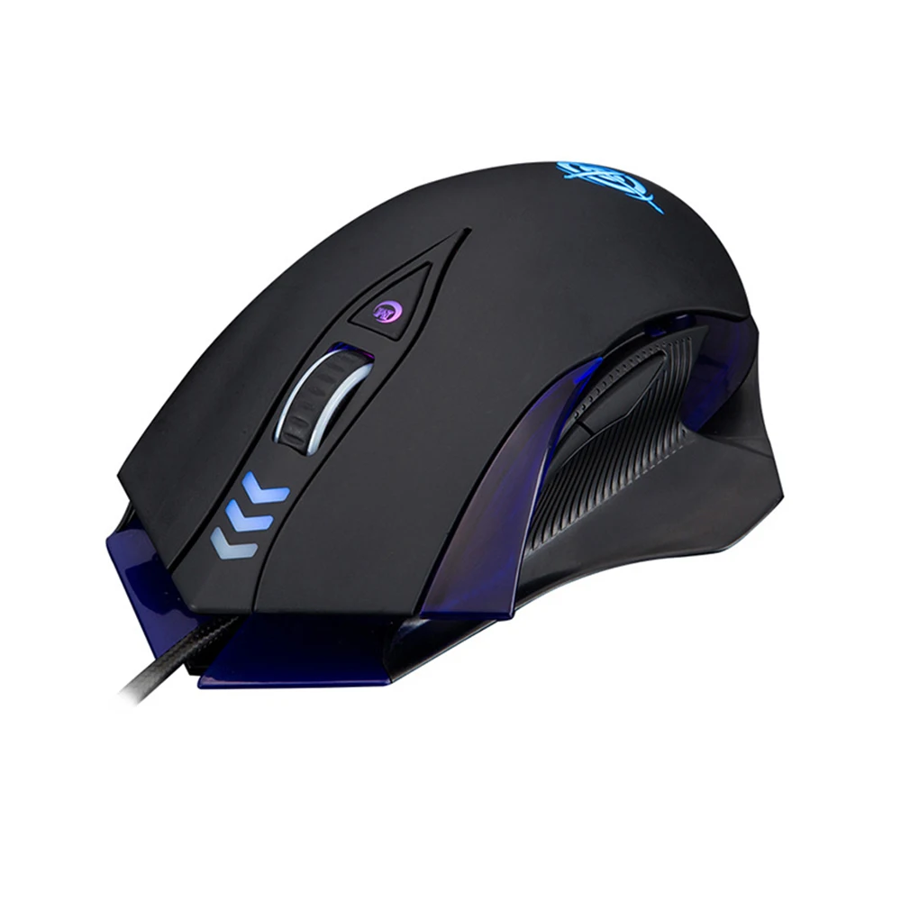 

MG4 Wired Gaming Mouse LOL Electronic Glowing Mouse 7 Keys Macro Definition Computer Mouse Gamer 4000DPI