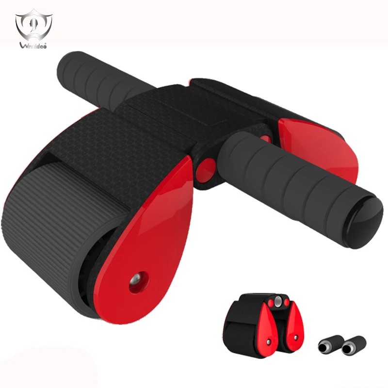 

Abdominal Wheel Double Row Folding Abdominal Muscle Wheel Two Wheel Exercise Abdominal Muscle Body-building Equipment ZH