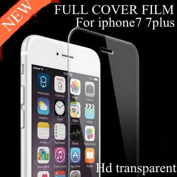 new arrivel 9H 2.5D full cover  scratch-resistant tempered glass screen protector glass film For iphone7 7plus