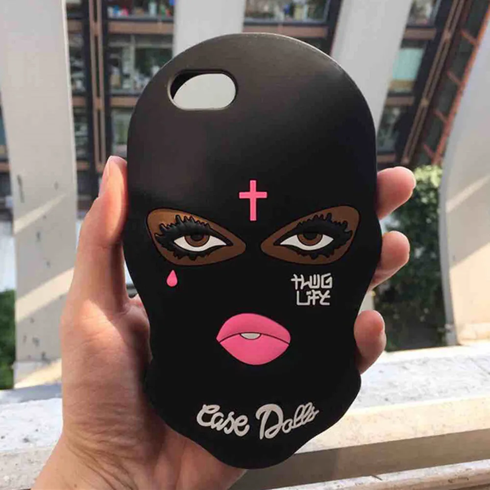Маска Goon Thug Life Phone Coque чехол для iPhone X 6s 6 7 8 plus Teared Girl Jesus христианский крест