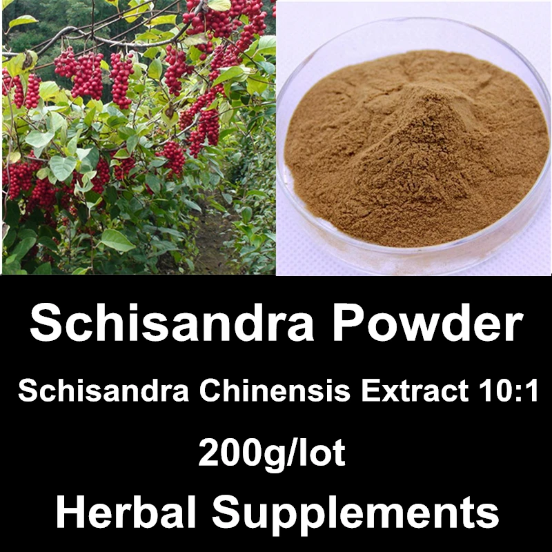 

Schisandra Chinensis Extract Powder 10:1 Natural Health Care Herbal Wu Wei Zi Dietary Supplements