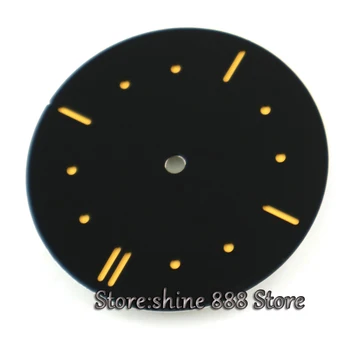 

Watch accessories Parnis 38.9mm black dial orange fit Unitas ETA 6497 movement Watch