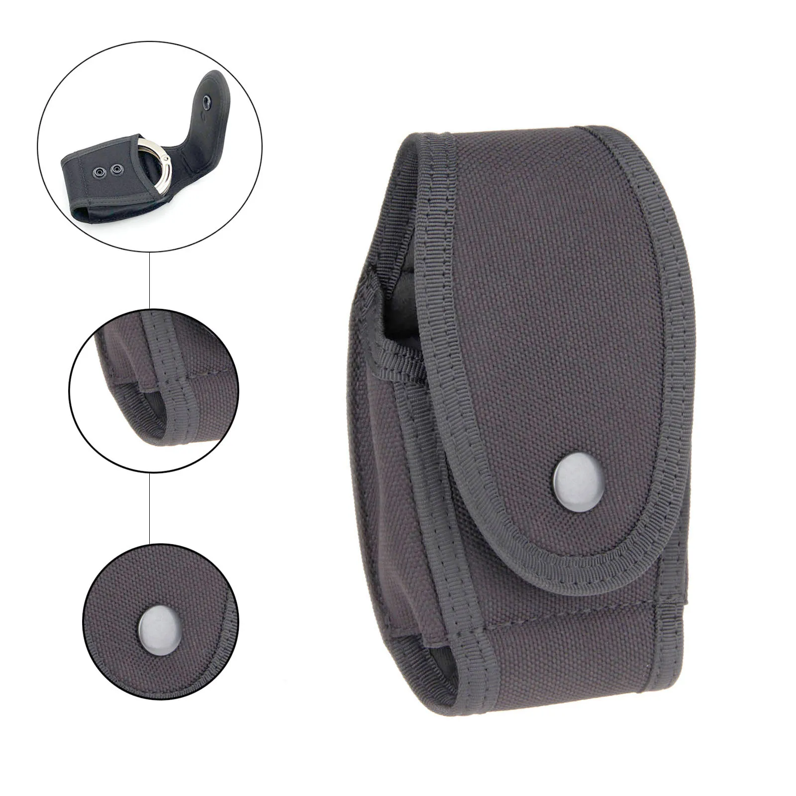 Buy Black Tactical Military Single Handcuff Pouch Bag