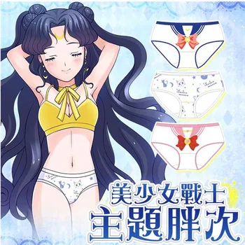 

3pcs/set Sailor moon Tsukino Usagi Chibiusa luna cat pants panties