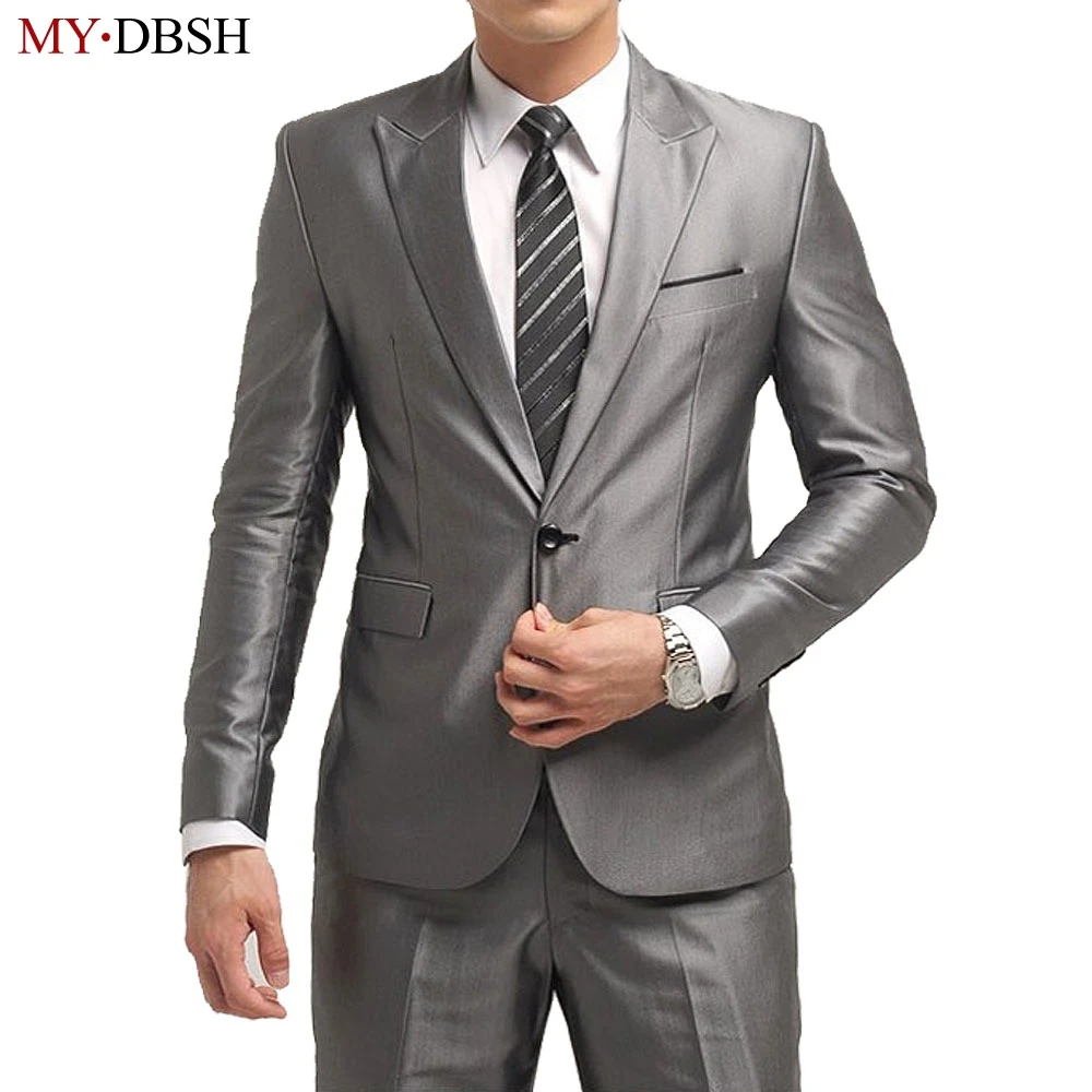 Fashion Men Suit 2018 Slim Fit Mens Suits Latest Coat Pant Design