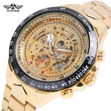 2018 WINNER Luxury Brand Watches Men Automatic self wind Fashion Casual Male Sports Watch Full Steel