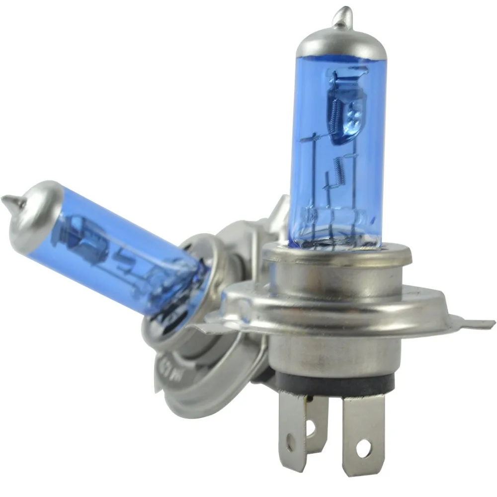 

2pcs Safego Halogen H4 60W/55W Xenon H4 hilo Halogen Bulbs Car Auto Headlight Headlamp Replacement Lamp Lights Bulb 12V