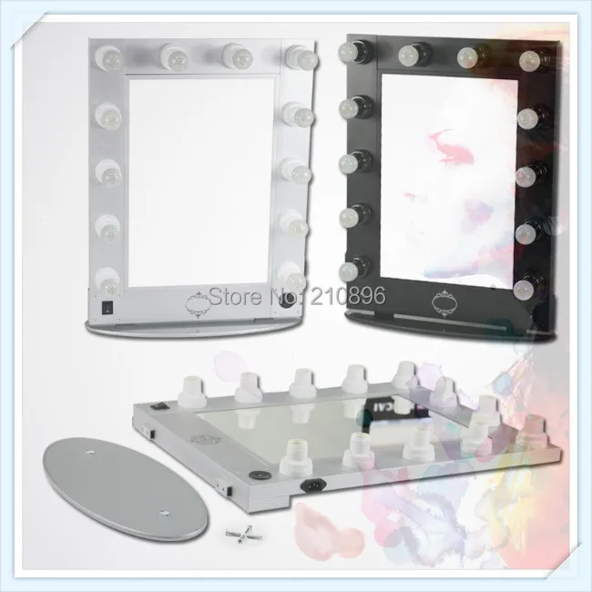 led mirror makeup case