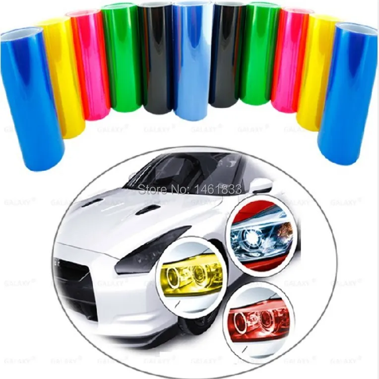 40cm*10M car headlights change color film, headlight film, translucent
