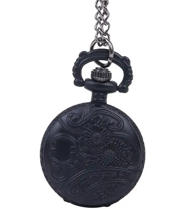 Крутая Мода Дэдпул тема карманные часы с черным Чиан Цепочки и ожерелья Best подарок для детей