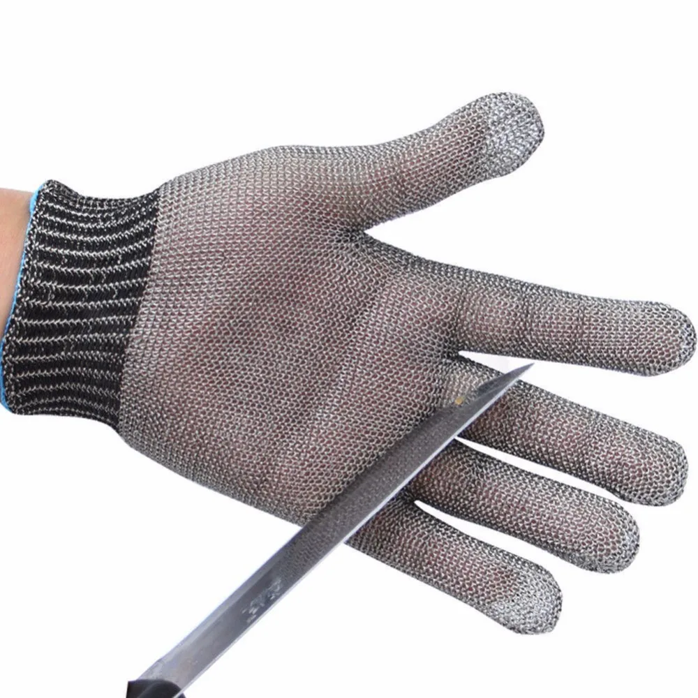 Уличная одежда wesistant перчатки из нержавеющей стали класса 5 стальная проволока плюс PE стальное кольцо Железные Перчатки одиночные защитные перчатки