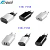 EU Plug Mobile Phone Charger Universal Dual USB Wall Charger Smart Phone Charger for iPhone 8 7 6 Samsung Huawei Tablet Charger ► Photo 2/6