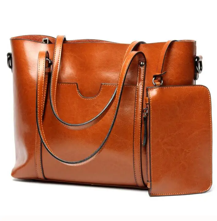 HOT Luxury Women-bag Designer  Brand Women Genuine Leather Handbags High Quality Shoulder Bags Real Cow Leather handbag