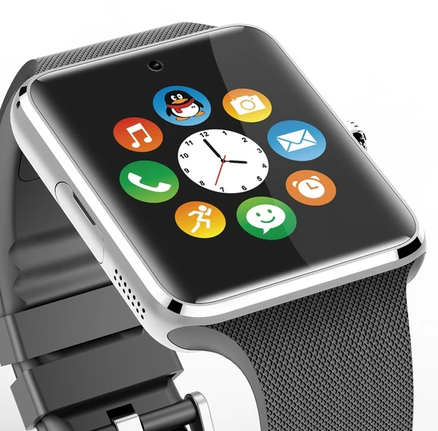 font b Smart b font Watch Clock Sync Notifier Support Sim Card Bluetooth for iPhone
