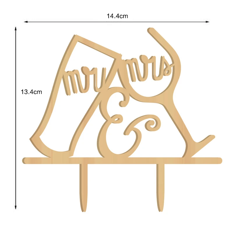 Горячая 1 шт. свадебный торт Топпер декоративные деревянные буквы зерна палочки для торта вечерние Свадебный Праздничный торт DIY подарки