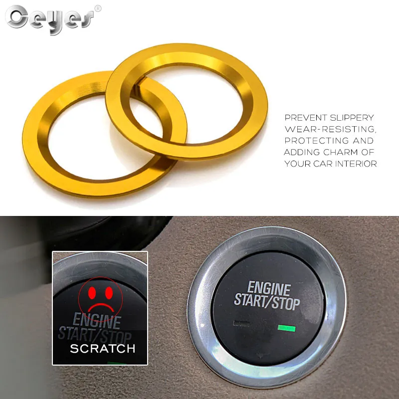 Start Engine Button Ring for CADILLAC (17)