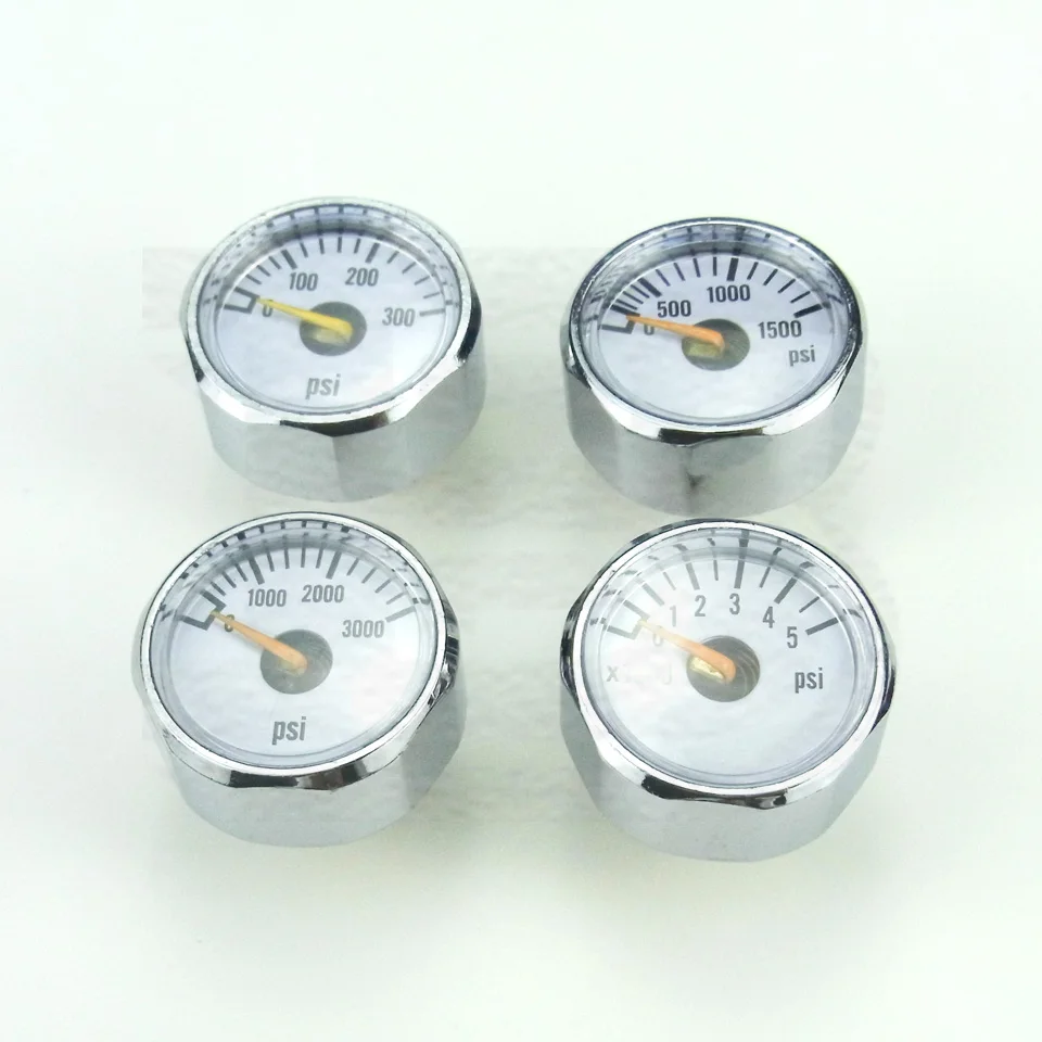 New Paintball PCP Mini Air Pressure Gauge Manometre Manometer 1/8NPT