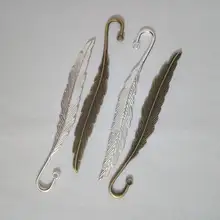 200 шт DIY Серебристый или бронзовый оттенок перо закладки ювелирные изделия делая результаты 11,5 см(4 5/") длинные