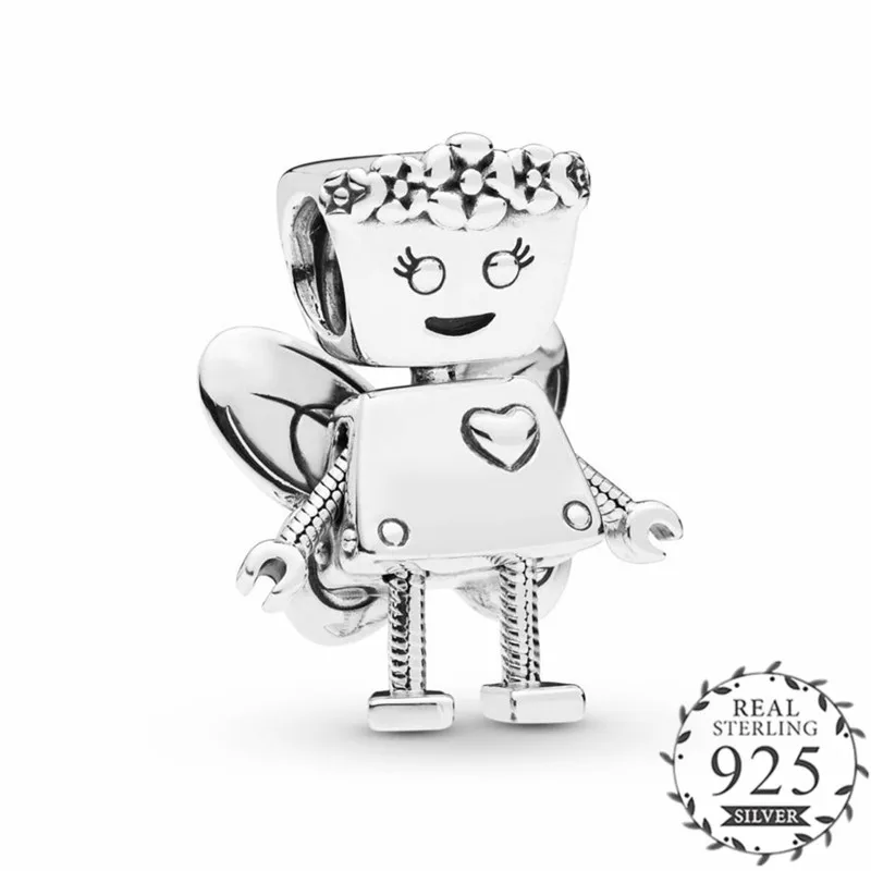 

2019 Spring Garden Floral Bella Bot Charm fits Pandora Bracelets Bangles Charm Silver 925 Original Limited Edition Cartoon Bead.