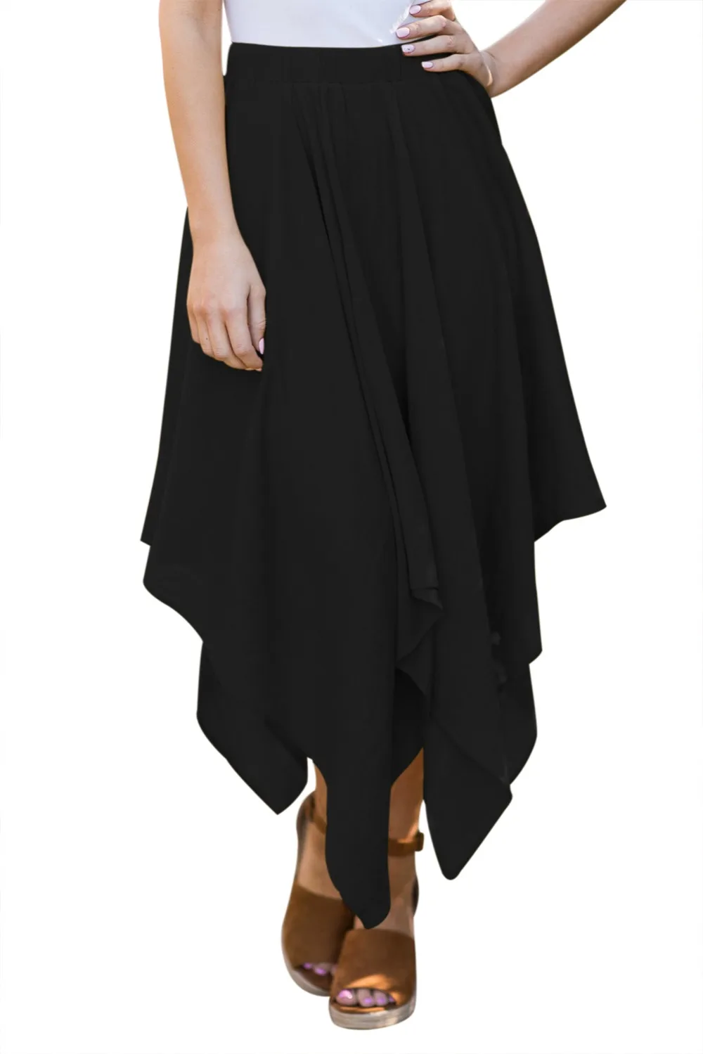 Black-Irregular-Hemline-Midi-Overskirt-LC65121-2-1