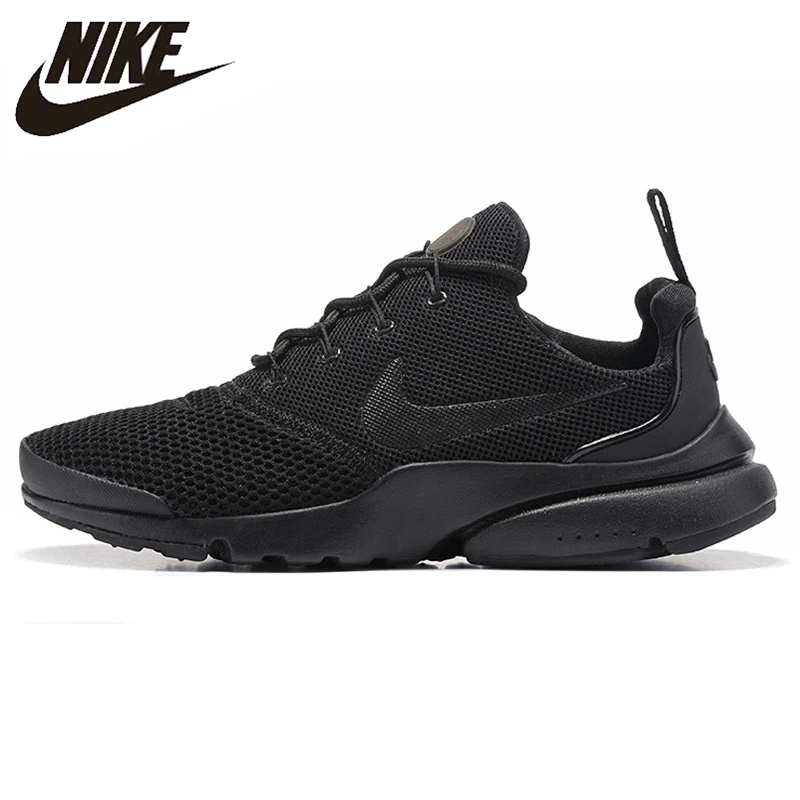 

Nike Presto Fly Men's Running Shoes, Black, Shock Absorption Non-Slip Breathable Wear-resistant 908019 001