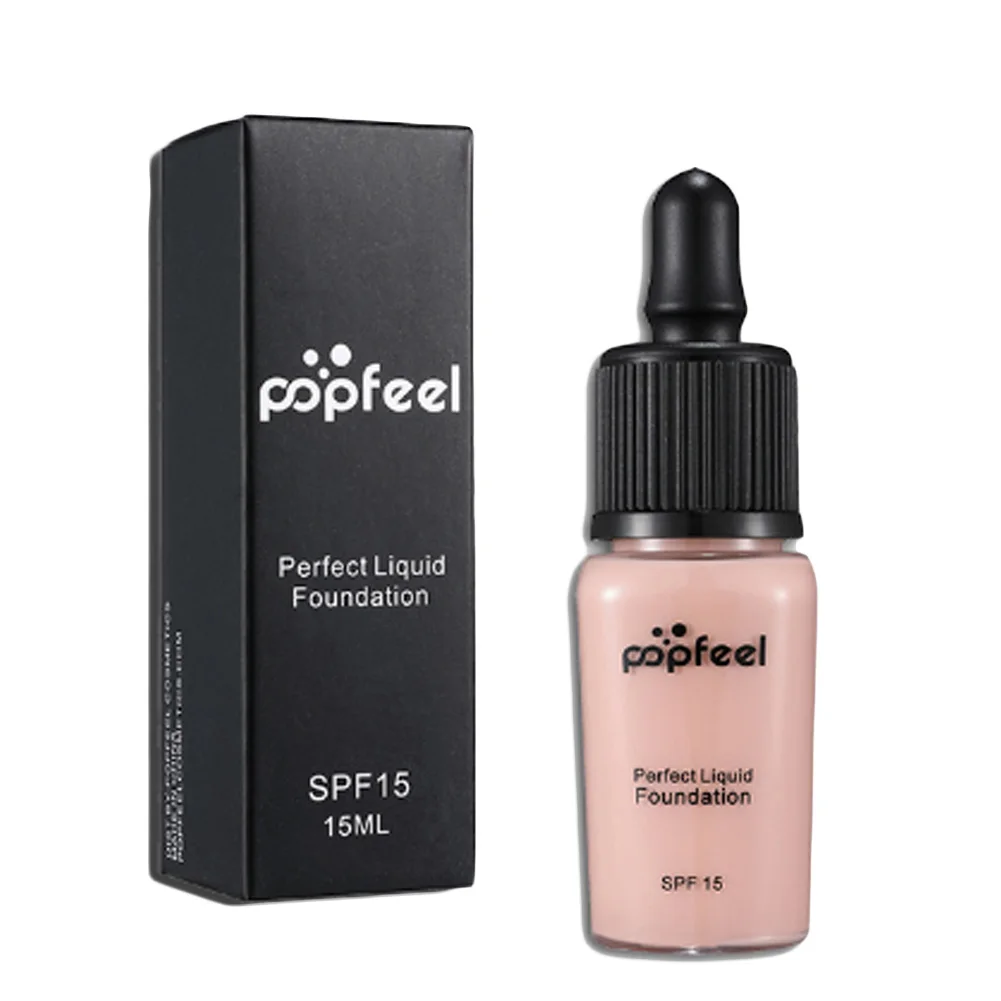 Popfeel бренд солнцезащитный маскирующий консилер база матовое покрытие Maquiagem Отбеливание лица Жидкий тональный крем макияж - Цвет: H02