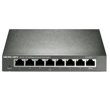 8 портов 7 PoE IP 65 Вт сетевой коммутатор gigabit IEEE802.3af/at PoE костюм для всех видов poe камера или AP, сетевые коммутаторы, подключи и работай, S108P