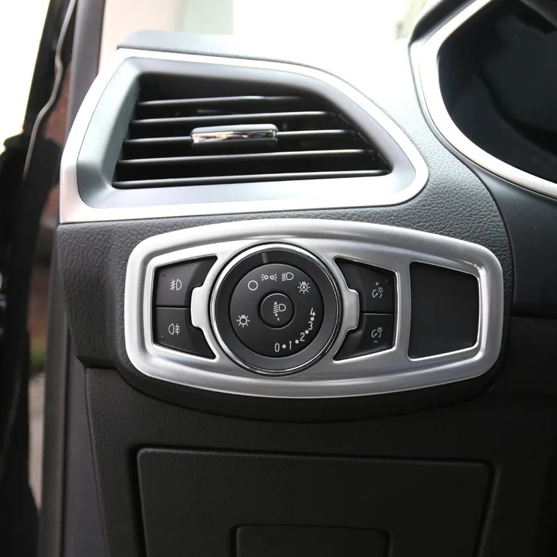 

car fog light switch button abs styling cover for ford edge accessories 2015