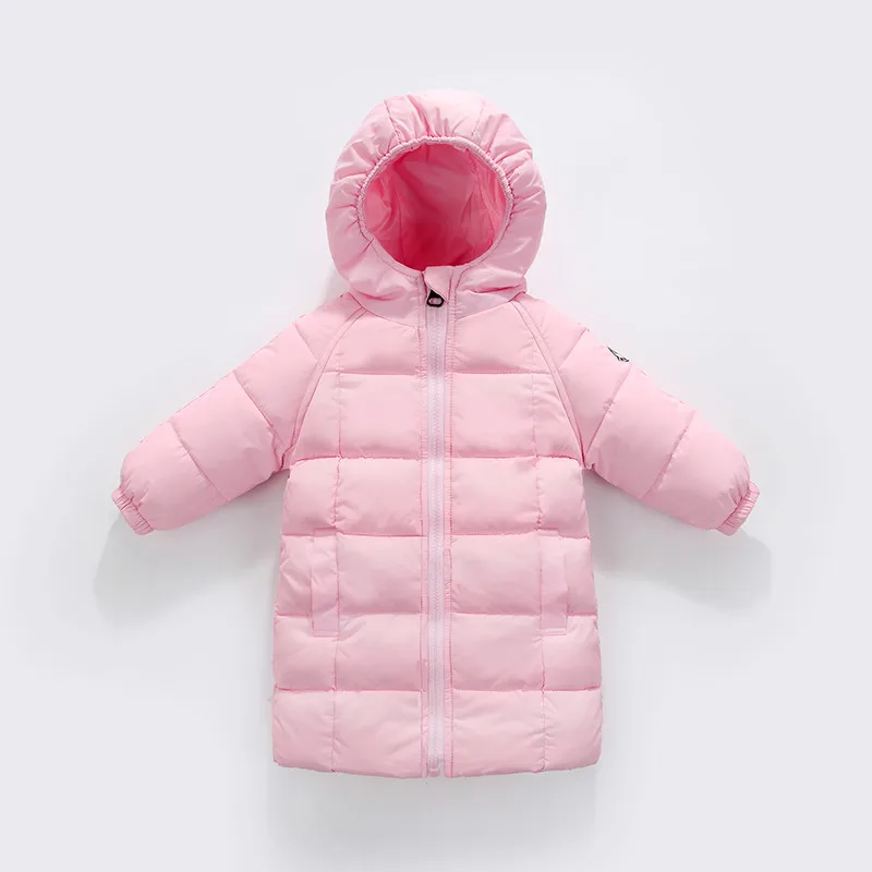 

Kids Winter Hoodies Coat For Girls New Design 2017 Fashion Casual Cotton Padded Outwear Parka Kid Clothes Unisex Down Jacket